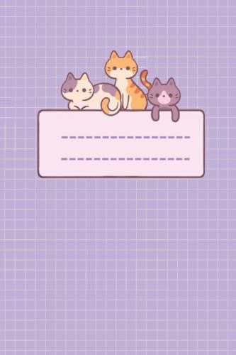 Cute Kitty: Cuaderno Con Diseño Lindo De Gatitos Para Tareas