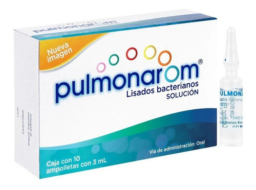 Imagen 2 de 2 de Pulmonarom 3 Ml 1 Caja 10 Ampolletas