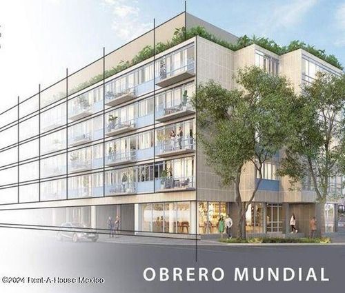 Departamento En Venta En Casa Del Obrero Mundial, Del Valle, B. Juarez, Cdmx, Mg24-4704