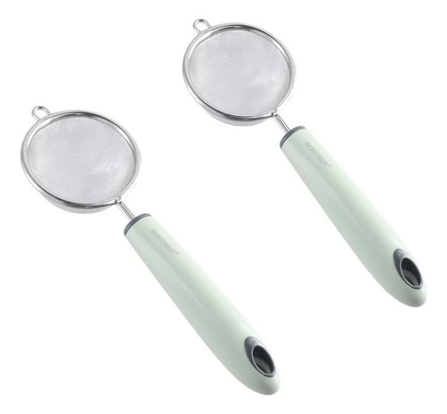 Pokinge 2pcs Filtro De Acero Inoxidable Filtro De Malla Fino