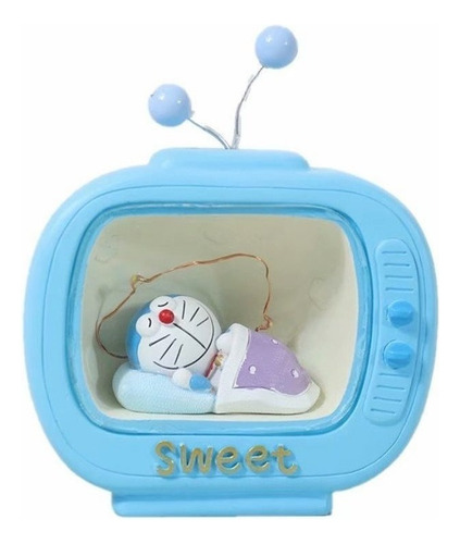 Pequeña Lámpara For Dormir Con Linda Luz Nocturna Doraemo