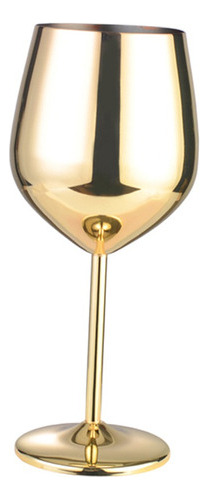 Copa De Vino Tinto Inoxidable Dorado