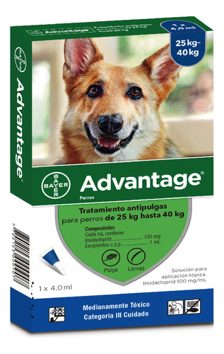 Advantage Perros De 25 - 40 Kg