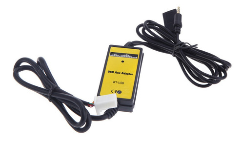 Imagen 4 de 5 de Auto Usb Adaptador Aux Mp3 Reproductor Radio Interface Para