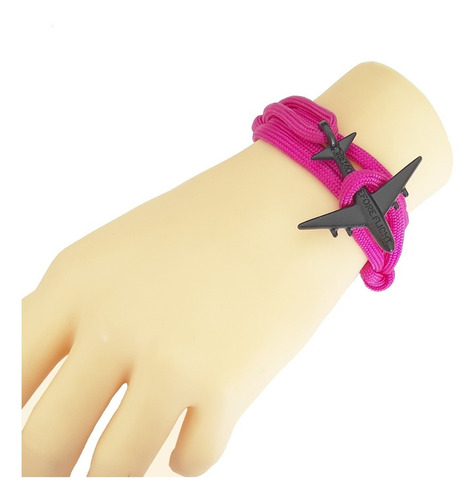 Brazalete Avión Paracord Remove Before Flight
