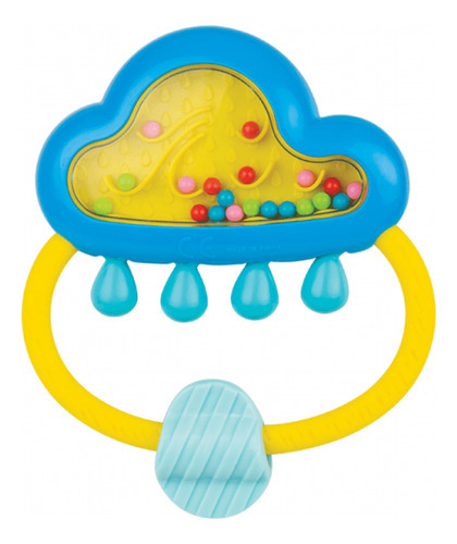 Sonajero Nube Winfun - Giro Didáctico Color Celeste Diseño Nube de lluvia