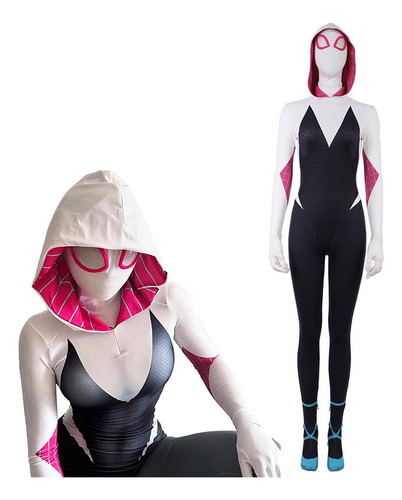 Disfraz De Spiderman Gwen Stacy Halloween,