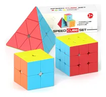 Comprar Vdealen Speed ??cube Set, 2x2x2 3x3x3 Pyramid Magic Cube Set
