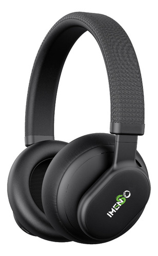 Headset Imenso Ims803 Anc Bluetooth 5.3 12h Cor Preto/branco Cor Preto