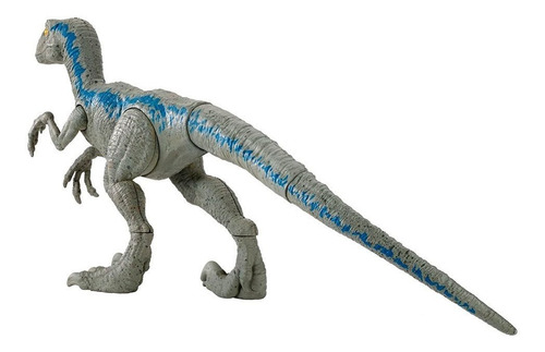 Imagen 2 de 4 de Jurassic World Dinosaurio Velociraptor Blue 30 Cm Mattel