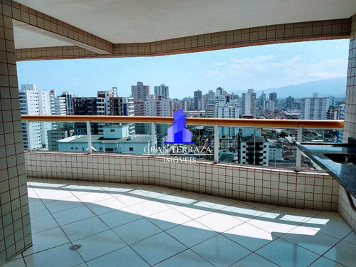 Apartamento Com 3 Dorms, Aviação, Praia Grande - R$ 450 Mil, Cod: 1108 - V1108