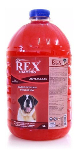 Shampoo Rex Anti Pulgas - 5 Litros