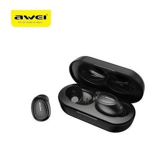 Imagen 4 de 5 de Audífonos Intraurales Awei T6 Bluetooth C/reducción De Ruido
