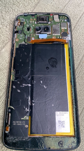Motorola G6 Plus Azul Para Piezas, No Sirve Lógica. Leer!! (Usado)