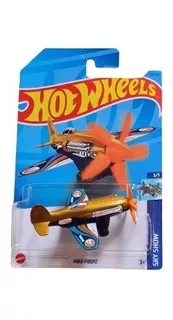 Hot Wheels Mad Propz Avião Dourado Sky Show T Hunted