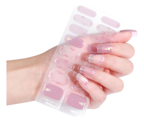 (bsg251) Pegatinas De Esmalte De Uñas De Gel Curado Con Dise