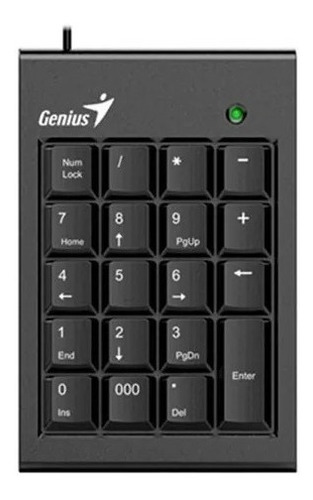 Imagen 1 de 4 de Teclado Numerico Genius Numpad 100 Usb Notebook Windows Pc