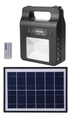 Generador Solar Bateria Reserva Emergencia Portatil Altavoz