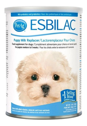 Esbilac Leche En Polvo Para Perros Recién Nacidos 340g 