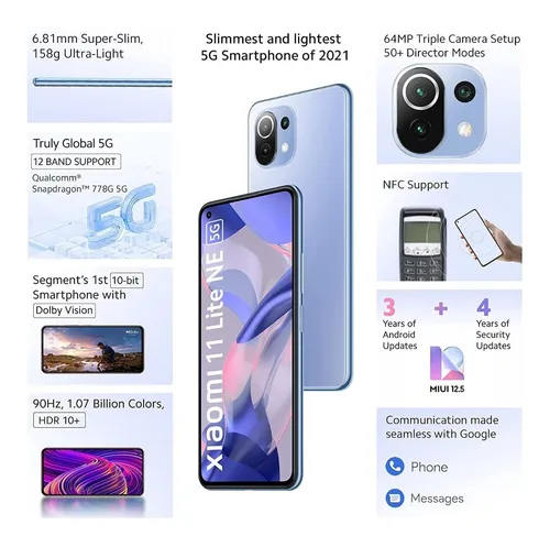 Xiaomi 11 Lite Ne New Edition 5g 2109119dg 6gb 128gb Dual