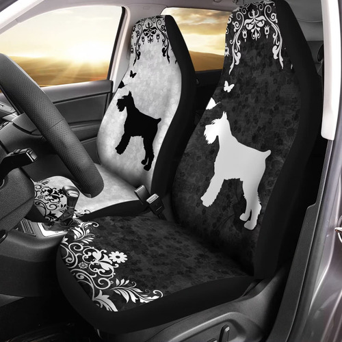 Howilath Juego 2 Funda Asiento Delantero Automovil Estampado