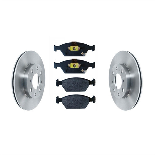 Imagen 1 de 8 de Kit Disco Y Pastillas De Freno Trw P/ Honda New Fit 10/ Del