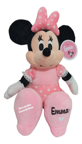 Minnie Mouse Mimi Peluche Personalizada Con Nombre 