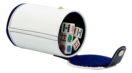 Cubilete Portadados Cervezas + 2 Barajas + Sujetador Barajas