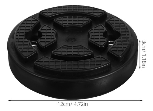 Prácticas Almohadillas De Goma Protectoras De Elevación, 4 P