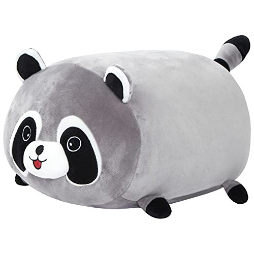 Cozyworld 8' Raccoon Stuffed Animal Cute Plush Pillow Dy5ri