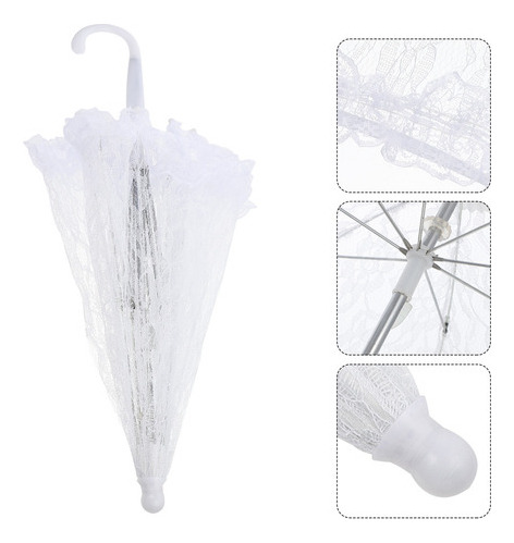 Mini Guarda-chuva Chinês De Renda, 4 Peças, Miss Child