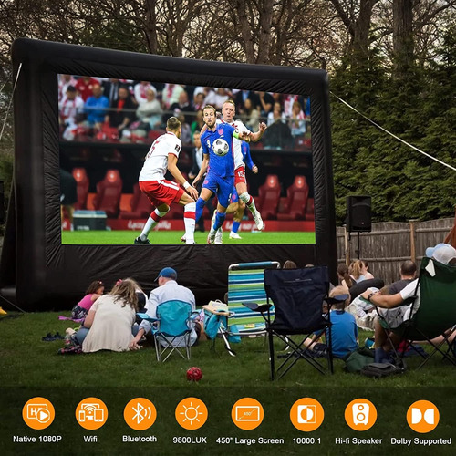 Proyector Con 5g Wifi Y Bluetooth Jifar 560 Ansi L Nativo 10