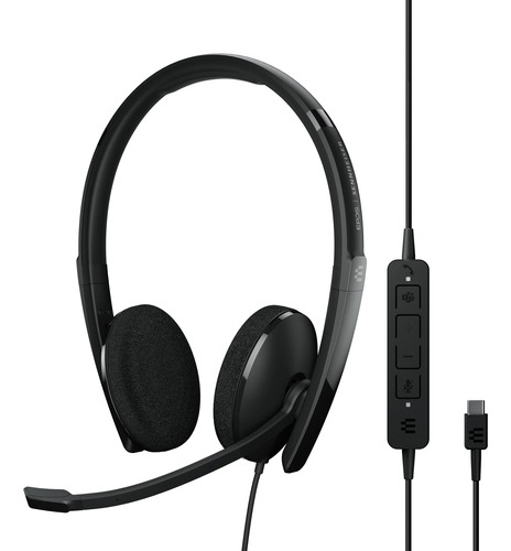 Auriculares Epos I Sennheiser C10 Usb Con Micrófono Negros