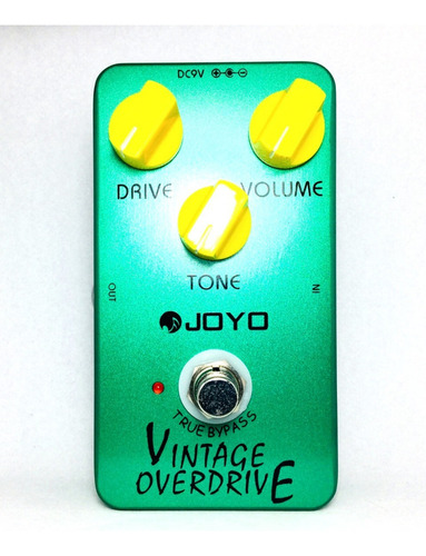 Pedal Efecto Joyo Vintage Overdrive Jf-01 Verde