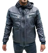 Comprar Campera Hombre Rompe Viento Polar Forrada Abrigo Capucha