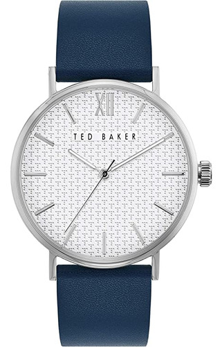 Ted Baker Correa De Cuero De Cuarzo De Acero Inoxidable