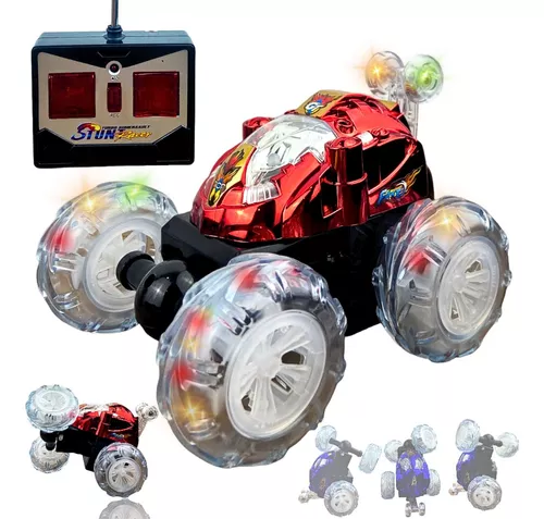 Carrinho Controle Remoto Carro Maluco Gira 360º C/ Luzes Led :  .com.br: Brinquedos e Jogos