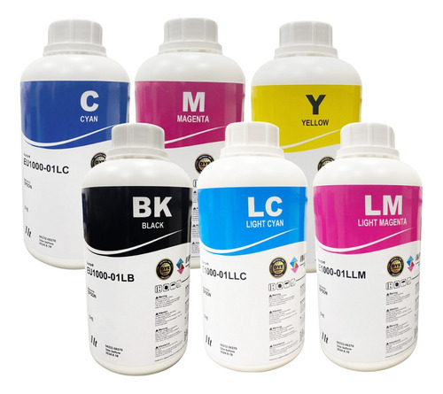 Tinta Premium Compatível Com Série L800 L805 Eu1000 6x500ml