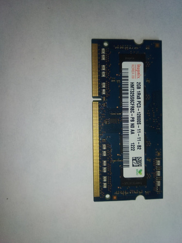 Memoria Ram Ddr3 2 Gb Para Laptop