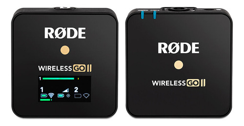 Sistema de micrófono inalámbrico Rode Wireless Go II negro