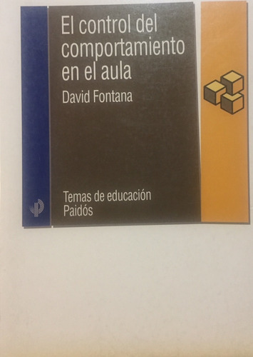 Libro El Control Del Comportamiento En El Aula