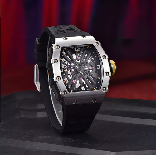 Reloj ejecutivo Pagani Design PD1738 color Negro para hombre