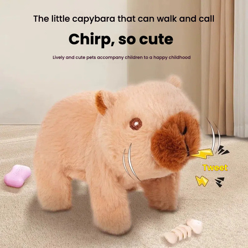 Juguete De Peluche Eléctrico Para Caminar, Modelo De Carpinc
