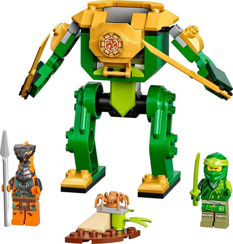 Imagen 1 de 3 de Lego 71757 Ninjago - Meca Ninja De Lloyd 57 Pcs -