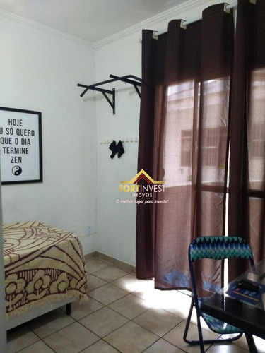 Imagem 14 de 30 de Apartamento Com 1 Dormitório À Venda, 50 M² Por R$ 185.000,00 - Canto Do Forte - Praia Grande/sp - Ap1983