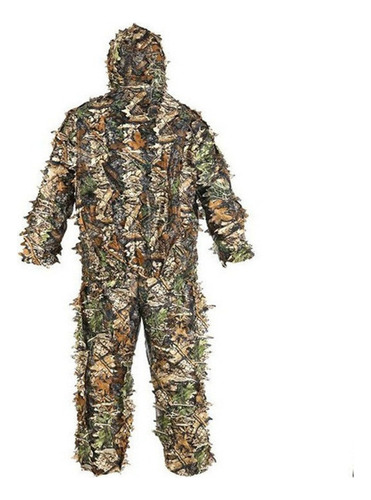 Traje Ropa Camuflaje 3d Hoja De Arce Ligera Ghillie 1