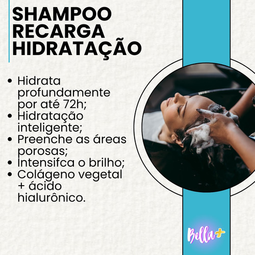 Shampoo E Condicionador Cabelos Recarga De Hidratação Vult