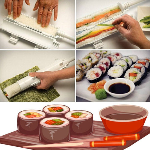 Kit Para Hacer Sushi Roll Homemade Rollos Hecho Fácil Por Ro