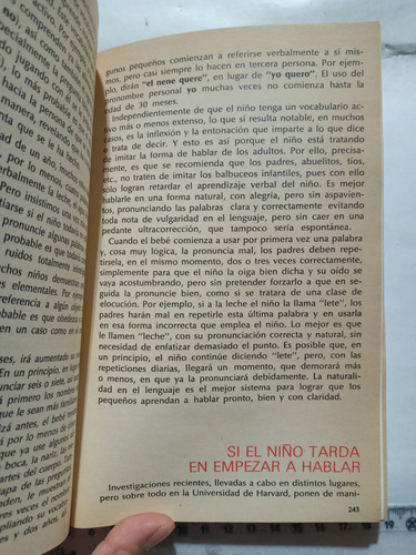 Pensando En Su Niño Editorial America (Usado)