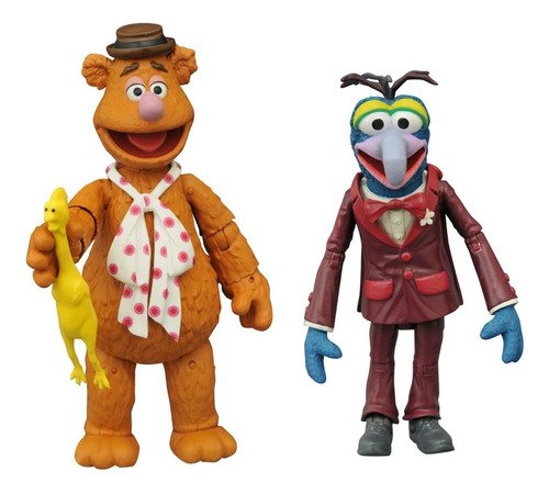 Figura Fozzie Y Gonzo - Disney The Muppets Select
